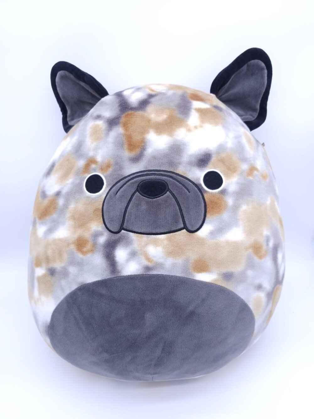 Large French Bulldog Squishmallow Plush Pillow 🐶 Ultra Soft Neutral Tones